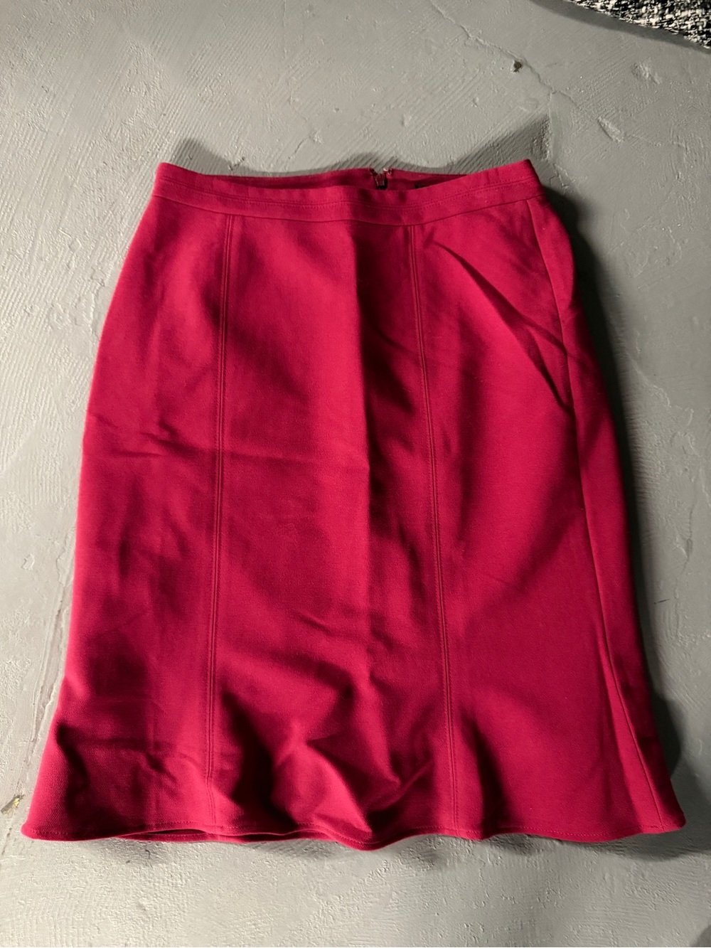 Women's Fuchsia A-Line Skirt